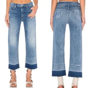 MOTHER Undone Hem Maverick Double Time Jeans 27